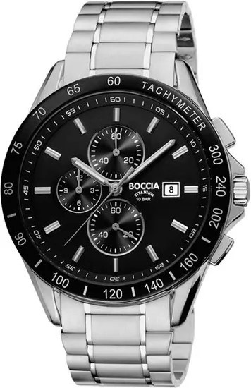 Кварцевые Boccia Titanium 3751-02С титан