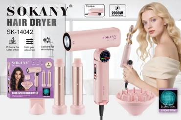 SOKANY Фен-стайлер SOKANY SK-14042 (5 в 1) фен розовый
