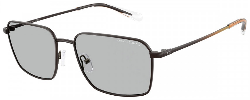 Armani Exchange солнцезащитные очки прямоугольные однотонные