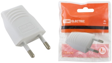 TDM ELECTRIC адаптер 250 В 10А, SQ1806-0089