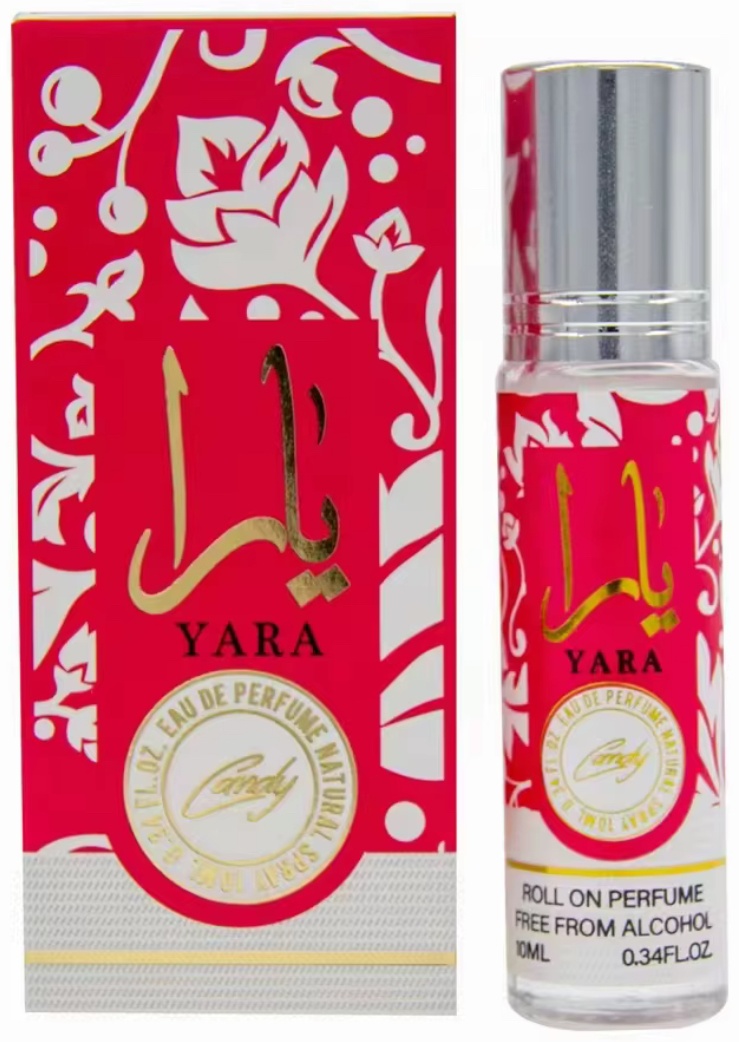 Lattafa Perfumes Yara candy роликовый парфюм парфюмерное масло 10 мл, для женщин