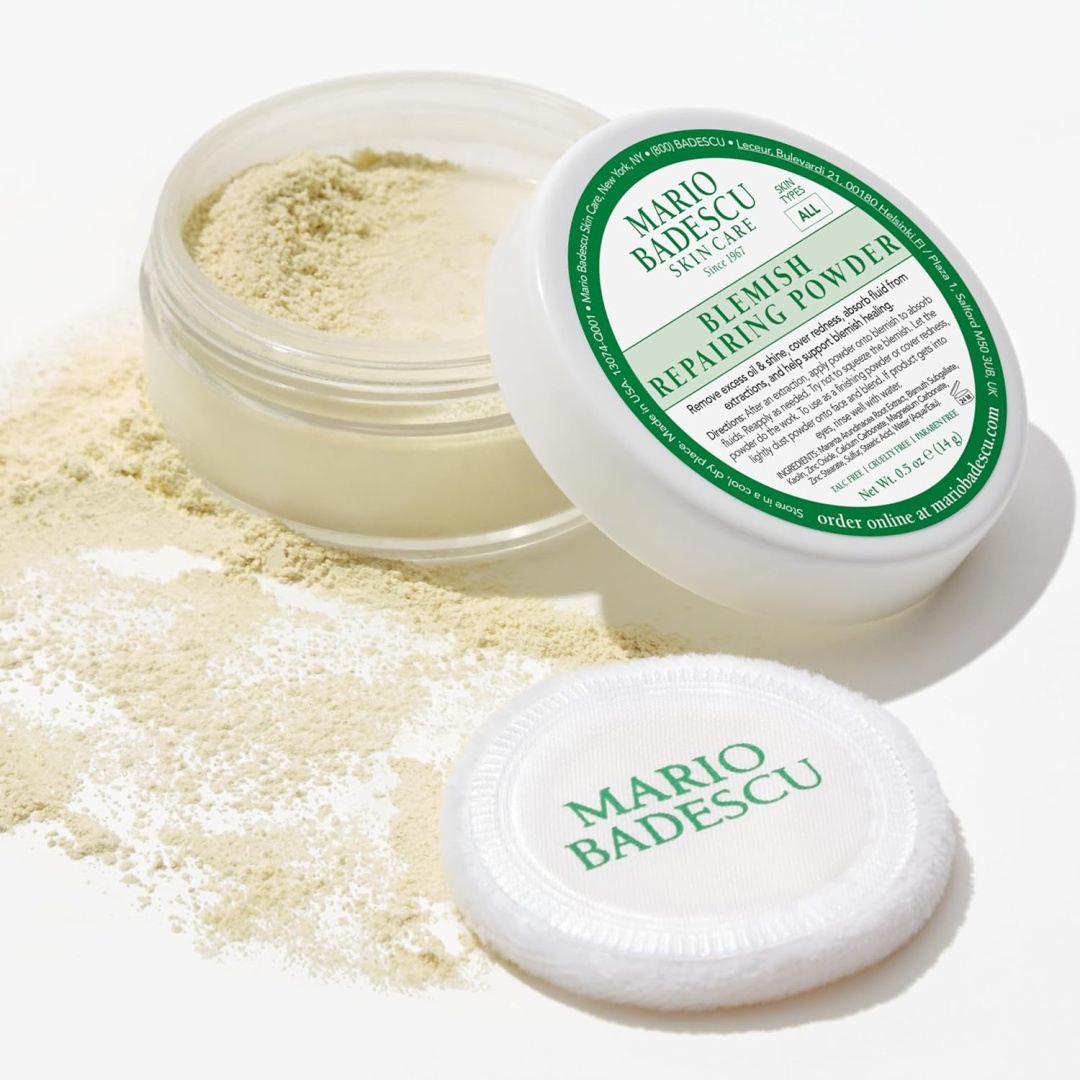 Пудра Mario Badescu Рассыпчатая пудра для устранения дефектов рассыпчатая бежевый полупрозрачный