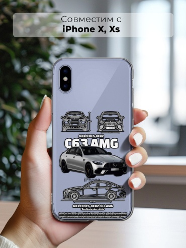 Чехол для Apple iPhone X, iPhone Xs рисунок