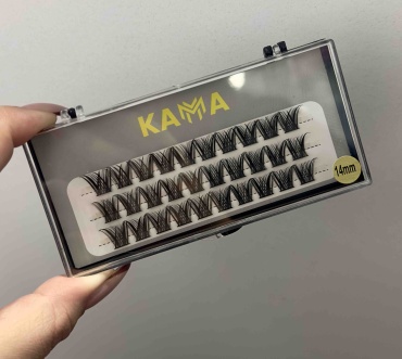 KAMMA пучковые C+ 0.10 мм черный 14 мм