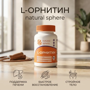 Natural Sphere L-ОРНИТИНИН капсулы 90 шт