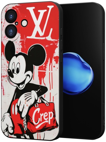 Чехол Mcover для Apple iPhone 16 рисунок