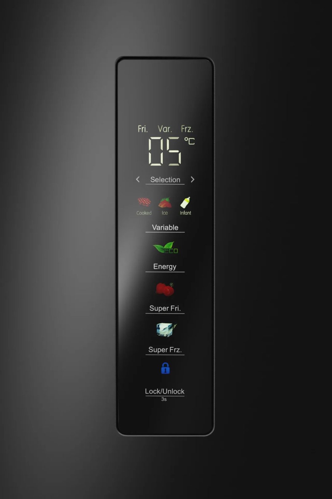 Холодильник отдельностоящий с инвертором MFR83BLACK IX TOTAL NO FROST CROSS DOOR COMFORT 6
