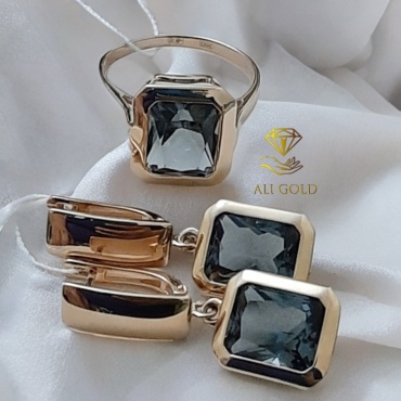 ALI GOLD Москва вес 11.56 г золото, турмалин