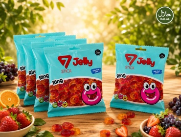 Мармелад 7 Jelly Ring желейно-фруктовый 5 упаковок по 35 г