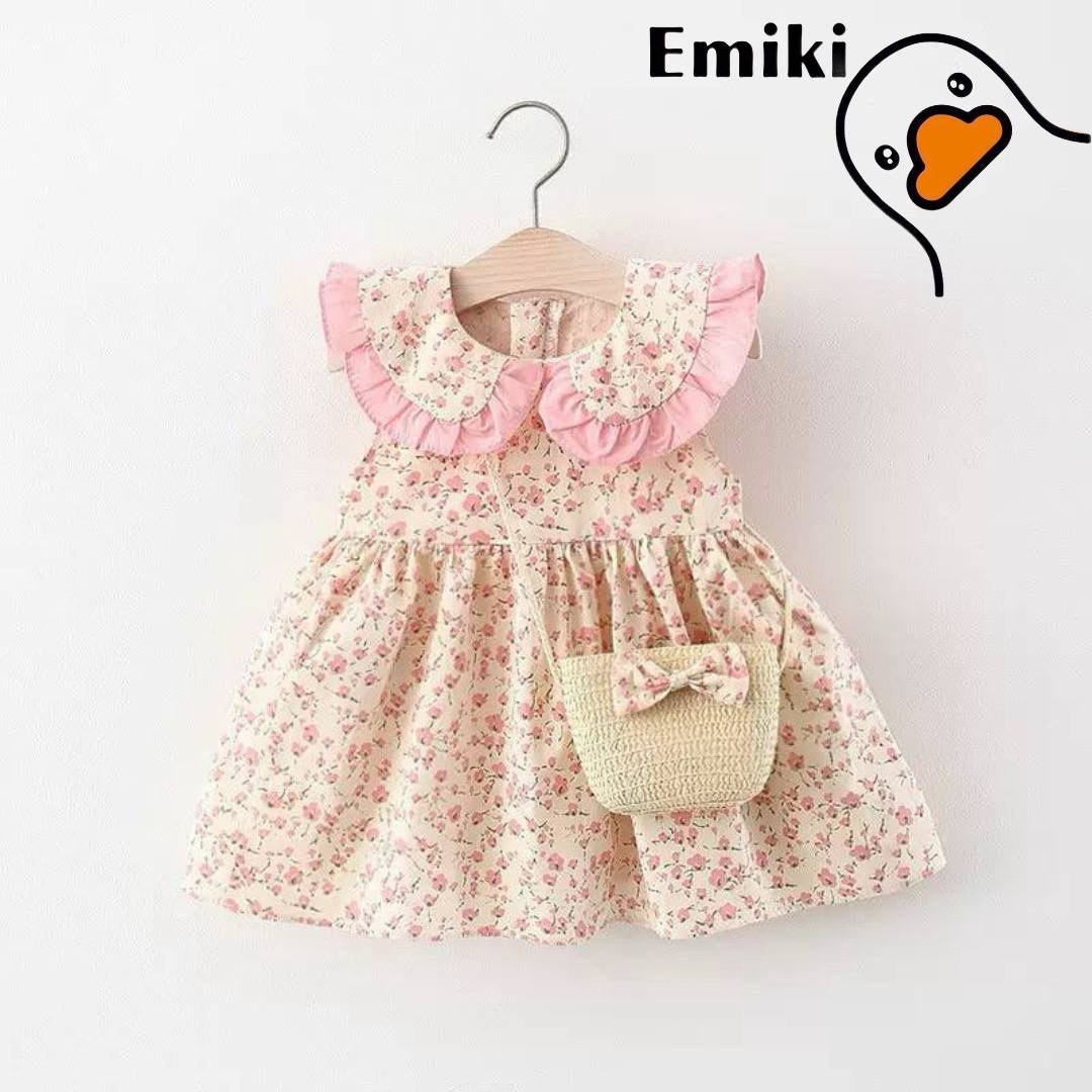 Повседневное платье Emiki бледно-розовый