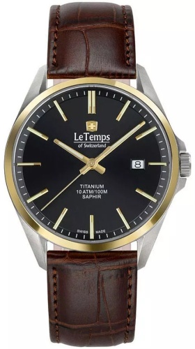Кварцевые Le Temps of Switzerland LT1025.65BL82 титан