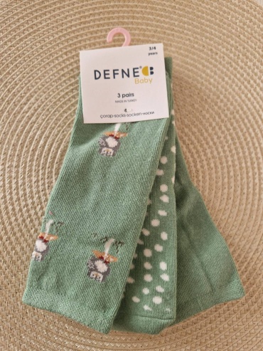 Носки Defne Baby 019-22 зеленый 23, 25
