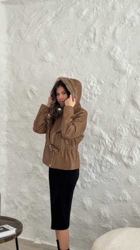 Кожаная куртка Idil Leather коричневый