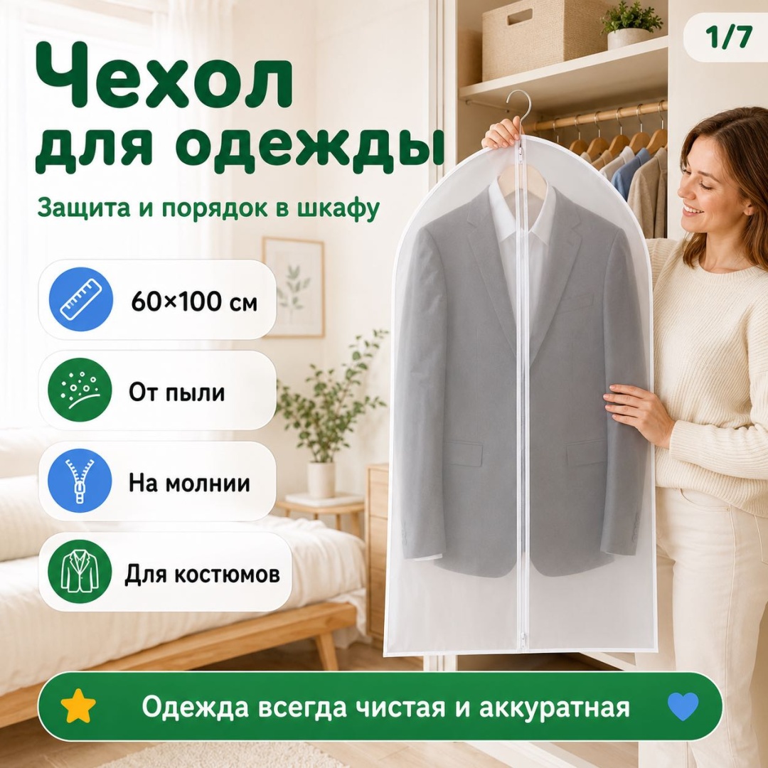 Чехол для верхней одежды 796607918, ткань