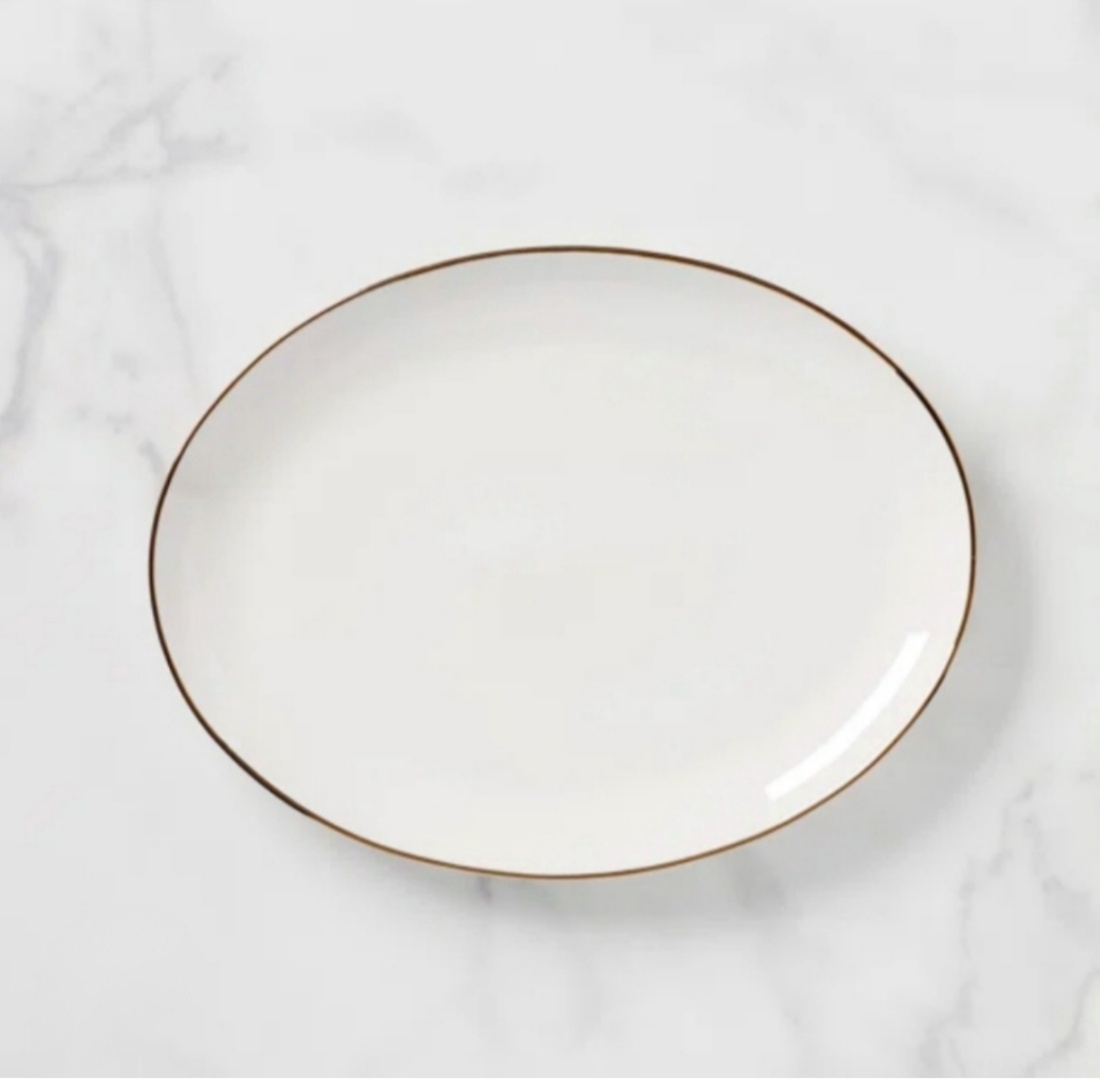Блюдо Lenox TRIANNA 37х28 см, фарфор, 1 шт