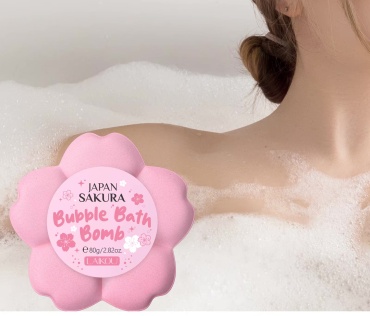Japan Sakura Bubble bath bomb бомбочка 80 г