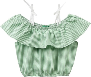 Топ UNITED COLORS OF BENETTON зеленый