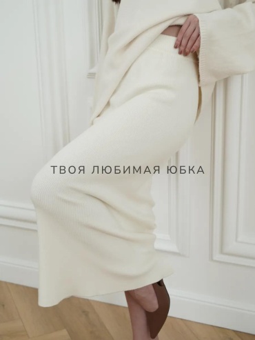 Юбка карандаш KROIM красный