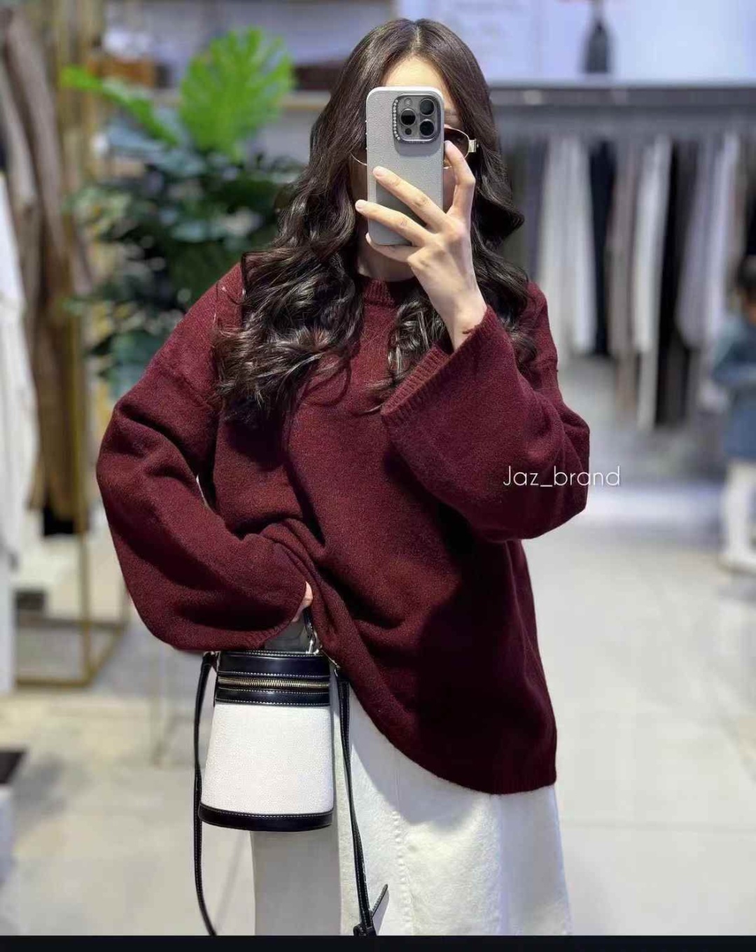 Свитер AIZERE _SHOP бордовый