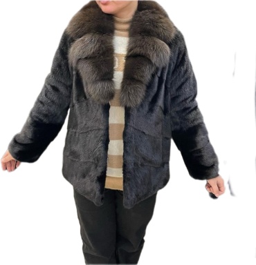 Шуба черный