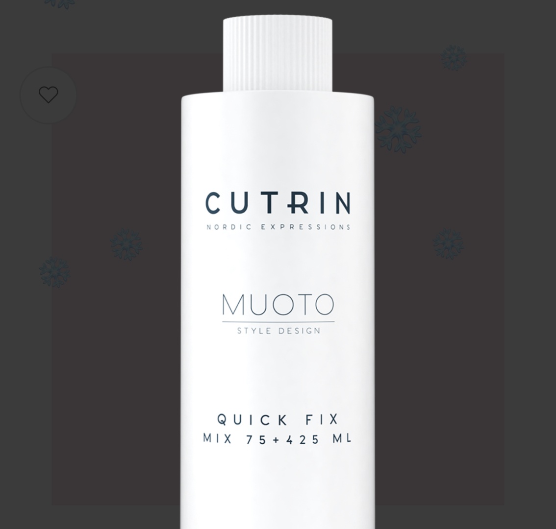 Cutrin состав CUTRIN MUOTO Quick Fix Нейтрализатор для нормальных и трудноподдающихся волос, 75мл 75 мл