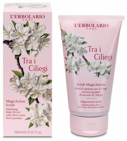 L'Erbolario скраб Tra i Ciliegi MagicAction Scrub для тела 150 мл