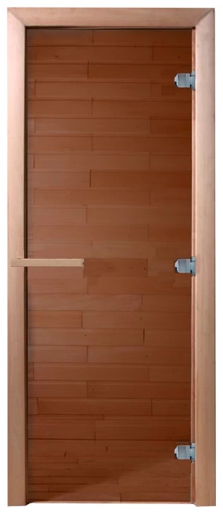 Дверь стеклянная DoorWood «Теплый день» 1900x700 мм, правая