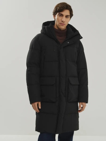 Пальто Urban fashion for men черный