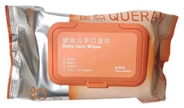 Детские влажные салфетки Baby Care 80 шт
