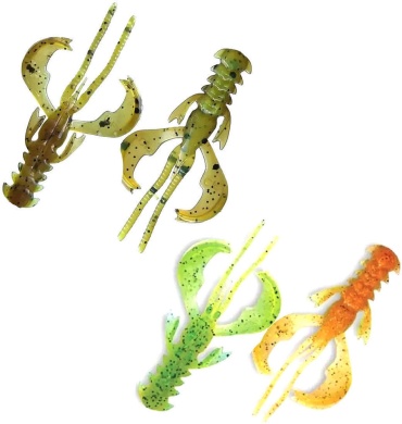 Мягкая приманка Crazy Fish Силиконовая приманка Crazy Fish Nimble 1,6 / 49-40-4d/5d-6 / Кальмар (9 шт.) 9 шт 40 мм 4d/5d