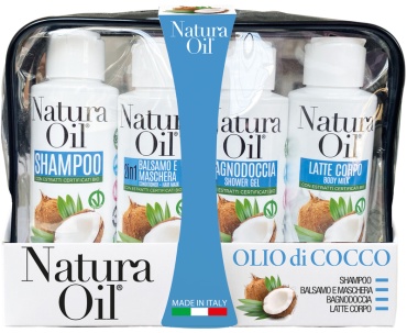 Natura Oil Coconut Oil Set набор по уходу за волосами и телом унисекс