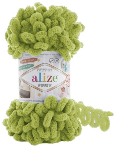 Моток Alize Puffy 11 - Фисташка 9 м 100 г