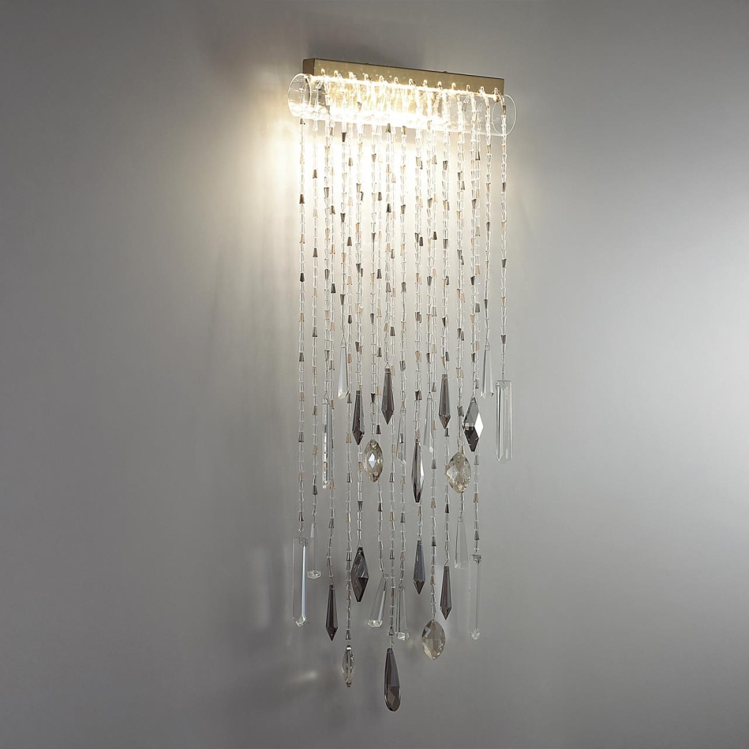 Светильник настенный Odeon Light LED бронза, прозрачный