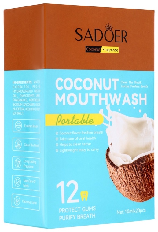 SADOER Coconut ополаскиватель фруктовый 200 мл