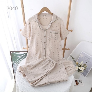 Пижама Muslin home светло-коричневый