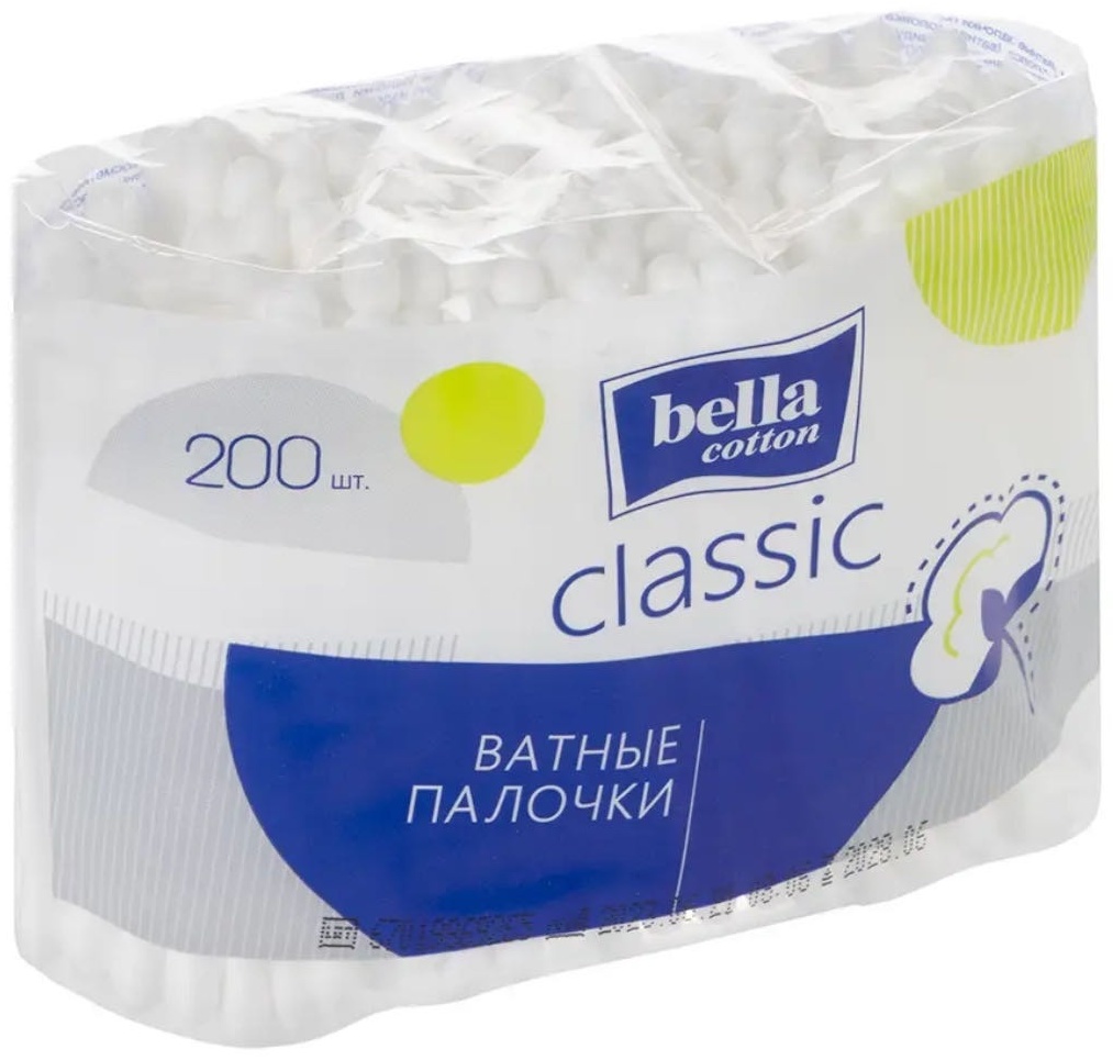 Bella ватные палочки Cotton 200 шт