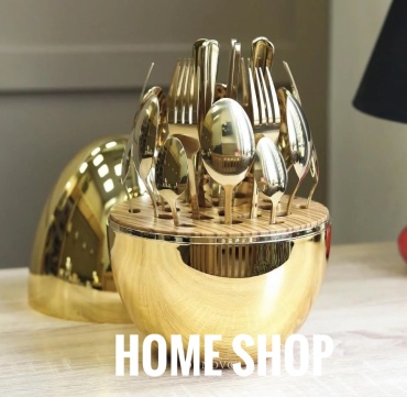 Набор столовых приборов ZWILLON 36 шт, золотистый Набор столовых приборов Home shop