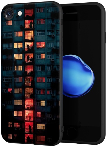 Чехол Mcover для Apple iPhone 7, iPhone 8, iPhone SE рисунок