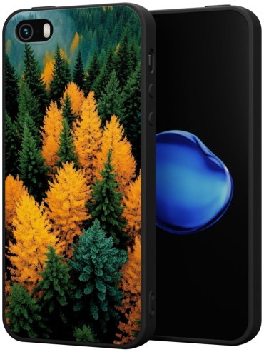 Чехол Mcover для Apple iPhone 5, iPhone 5S, iPhone SE рисунок