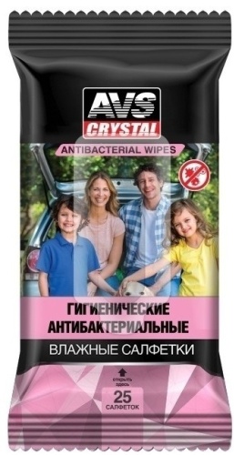 Влажные салфетки AVS AVK- 207 25 шт