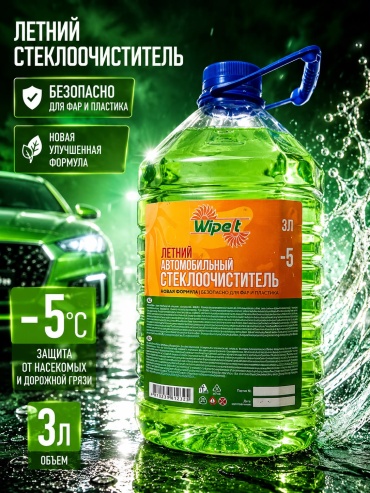Wipe It Летний автомобильный стеклоочиститель -5С 3 л