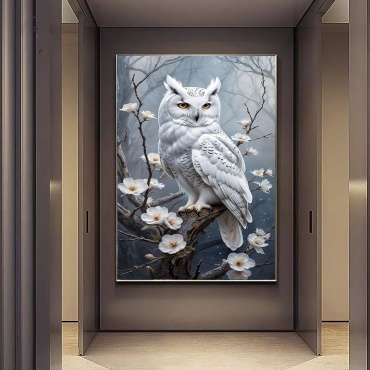 Картина Сова в раме A Amorra 70x100 см