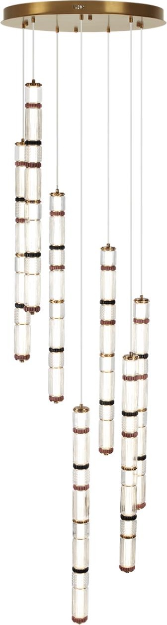 Люстра подвесная Odeon Light LED, кол-во ламп: 7 шт