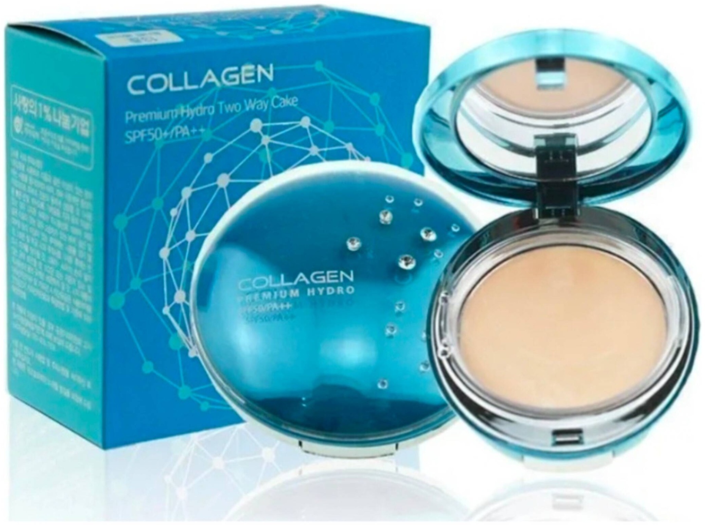 Пудра ENOUGH Collagen сухая 21 бежевый
