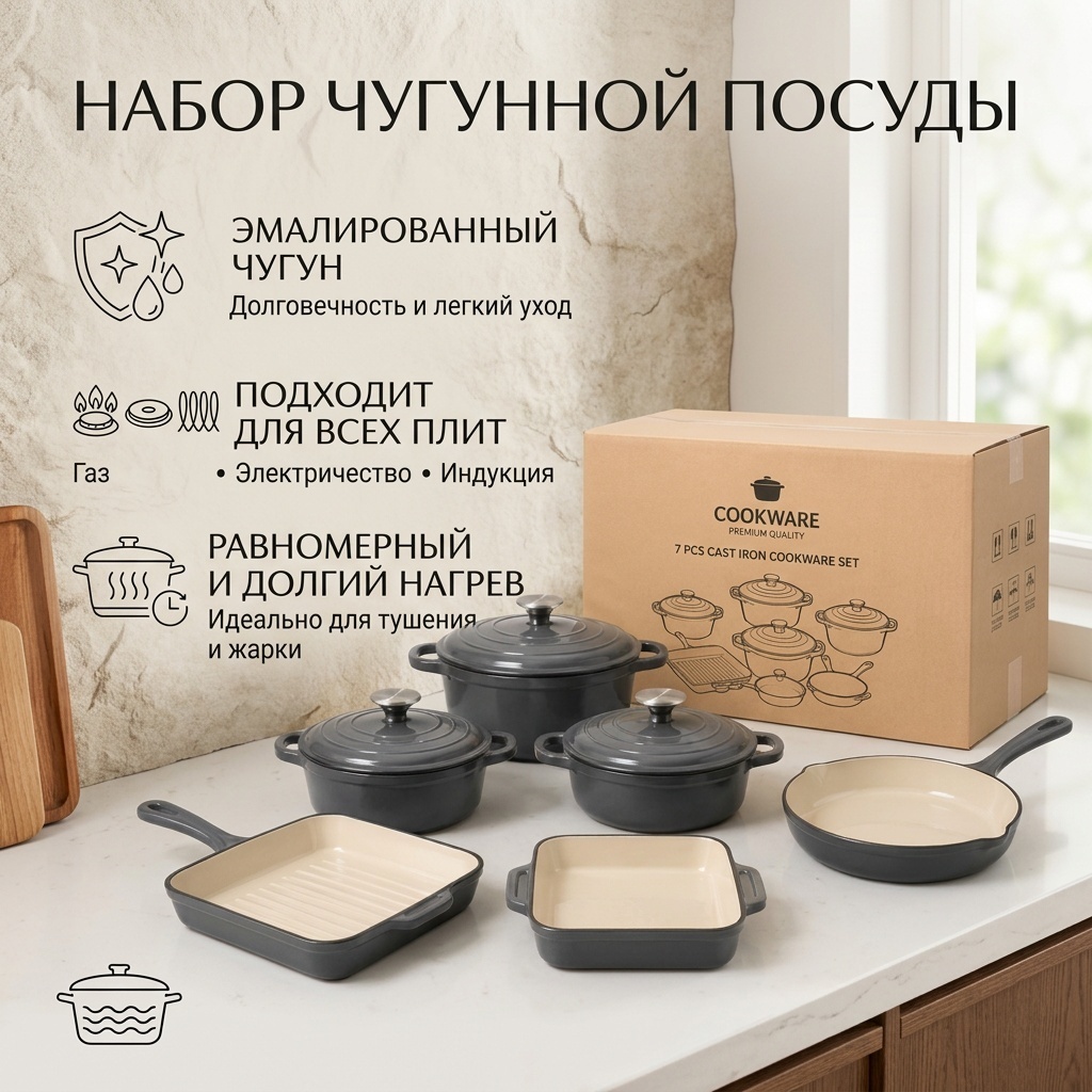 Смешанный набор 7 в 1