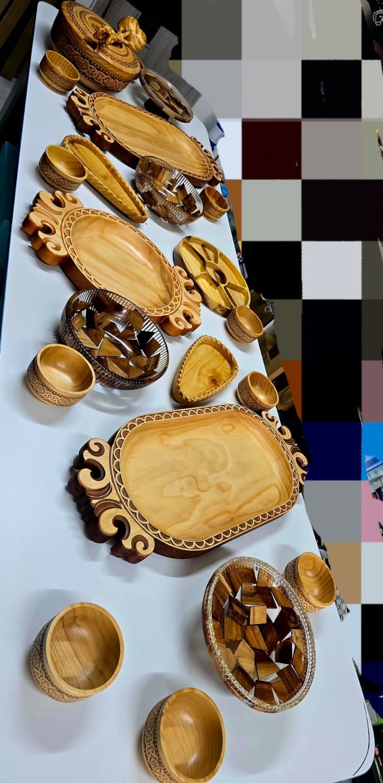 Астау Samar.kz 70х30 см, дерево, 20 шт
