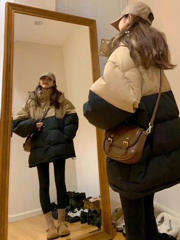 Зимняя куртка Fashion черный, коричневый
