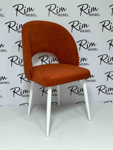 Стул Rim mebel Rim, 88x47x47 см, белый, оранжевый 1 шт.