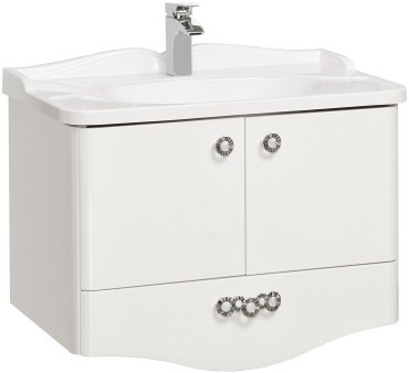 Тумба с раковиной Акватон Венеция, 75x50x45 см, белый