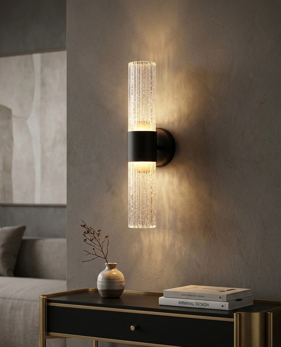 Бра настенный LU LED E14, черный